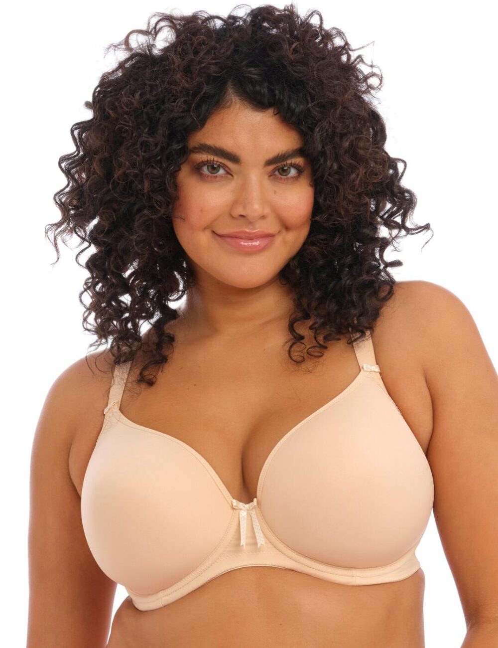 Elomi Bijou Moulded T Shirt Bra - Sand - 34FF
