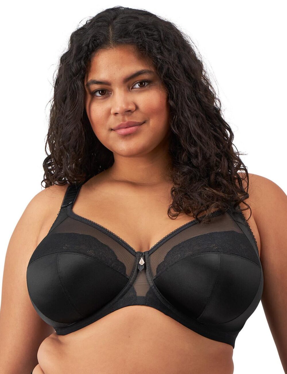 Elomi Cate Allure Underwired Bra - Black - 34GG