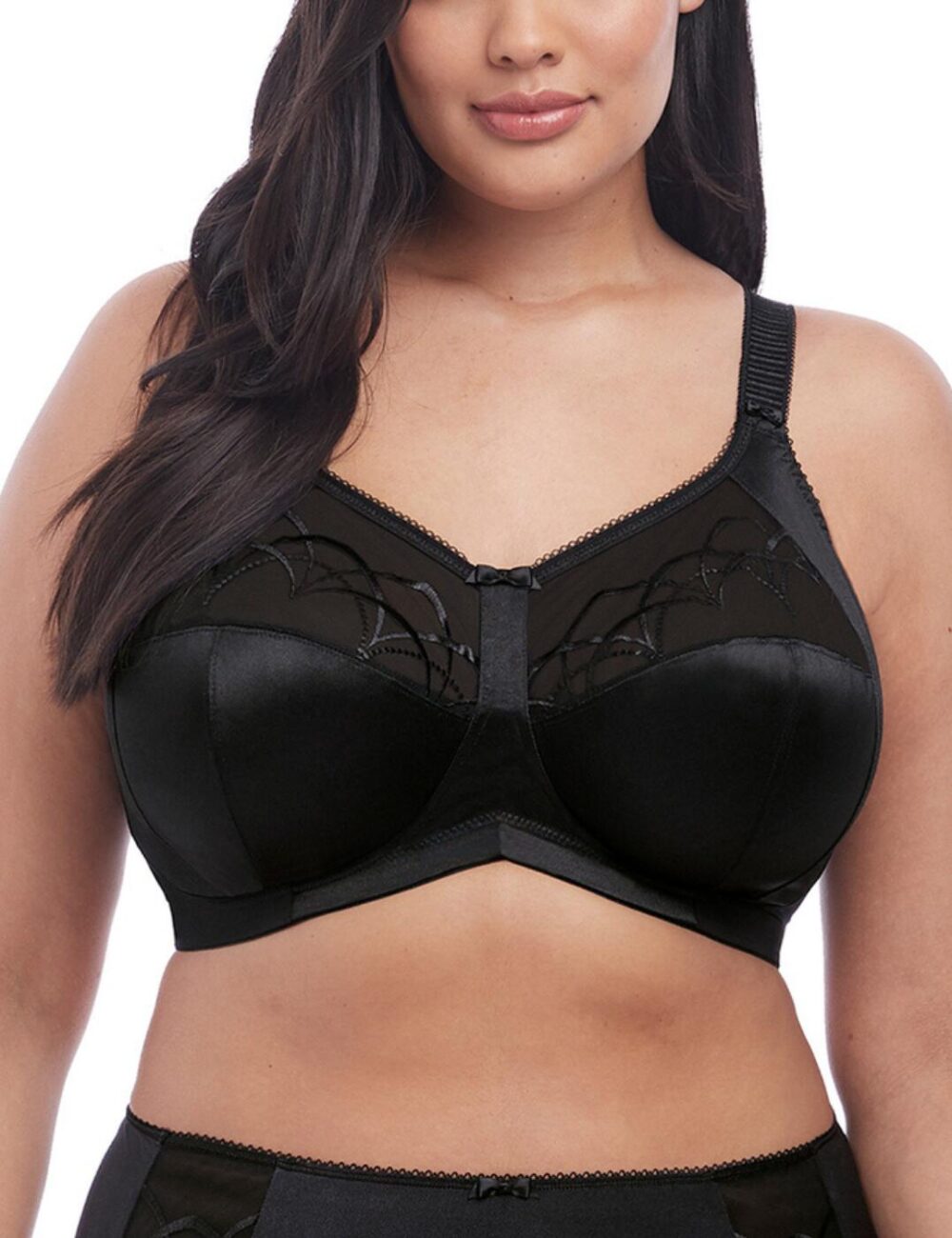 Elomi Cate Non Wired Bra - Black - 38E