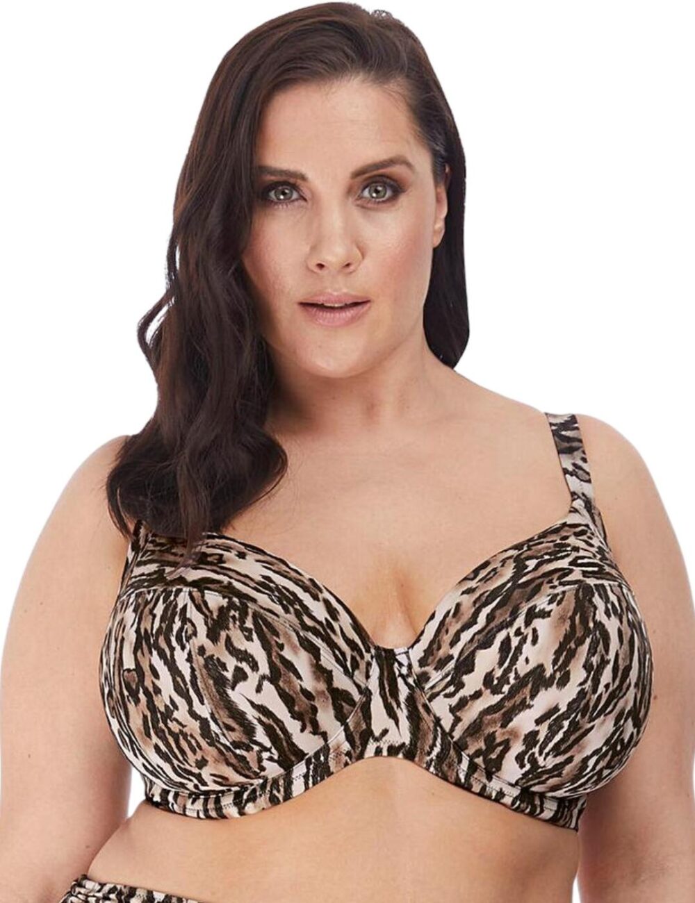 Elomi Fierce Full Cup Bikini Top - Black - 36FF