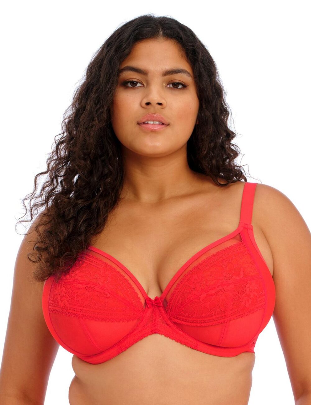 Elomi Kendra Plunge Bra - Cherry - 32GG
