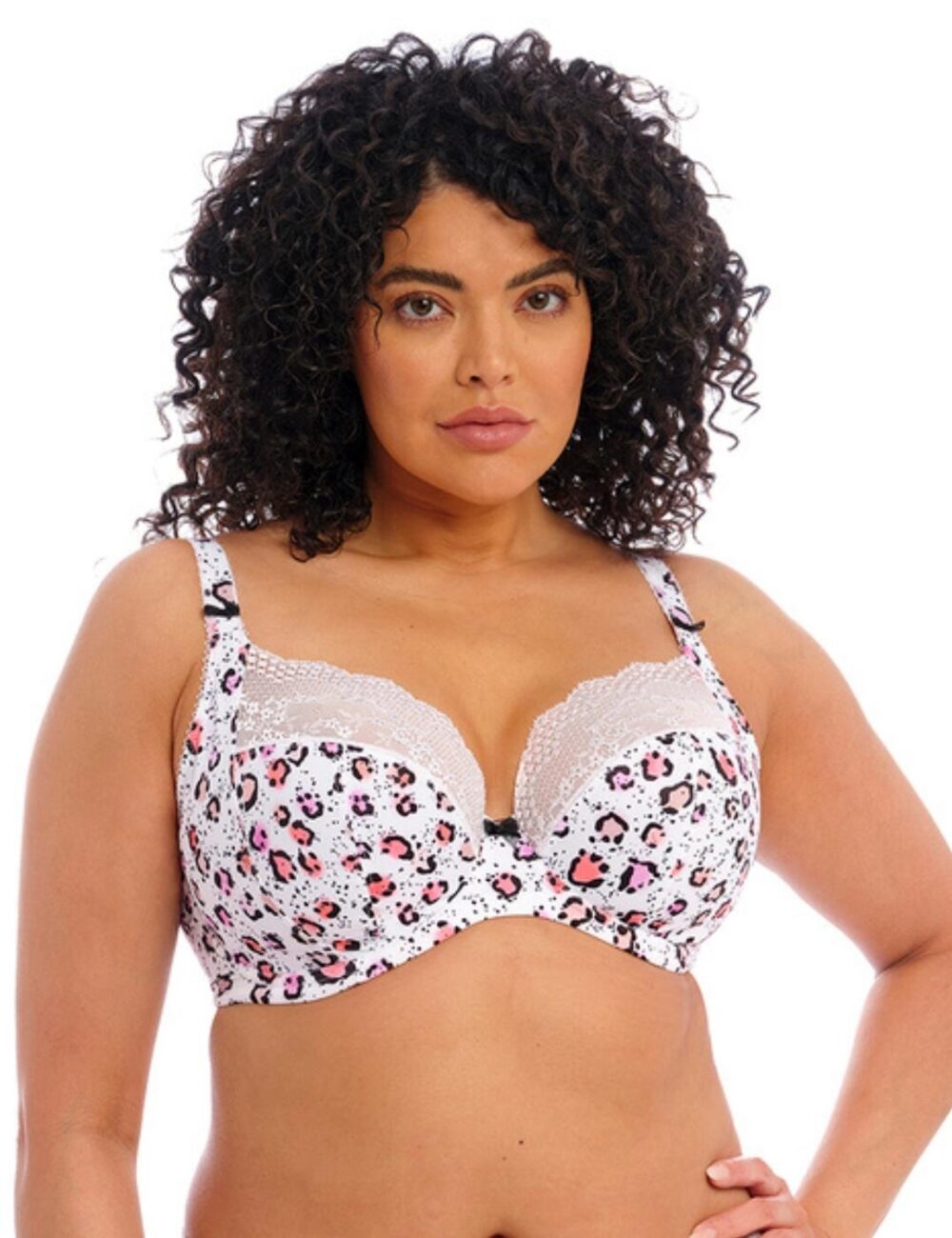 Elomi Lucie Plunge Bra - Rumble - 32HH