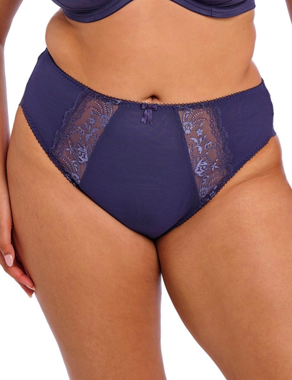 Elomi Morgan High Leg Brief - Midnight - 2XL - 18