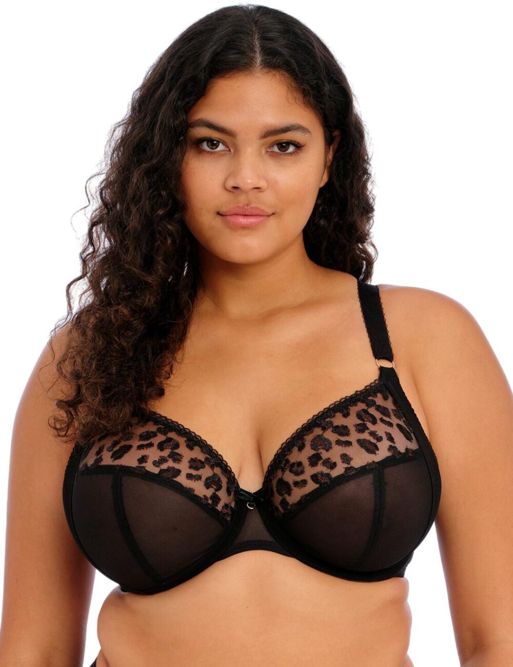 Elomi Namrah Plunge Bra - Jet - 34G