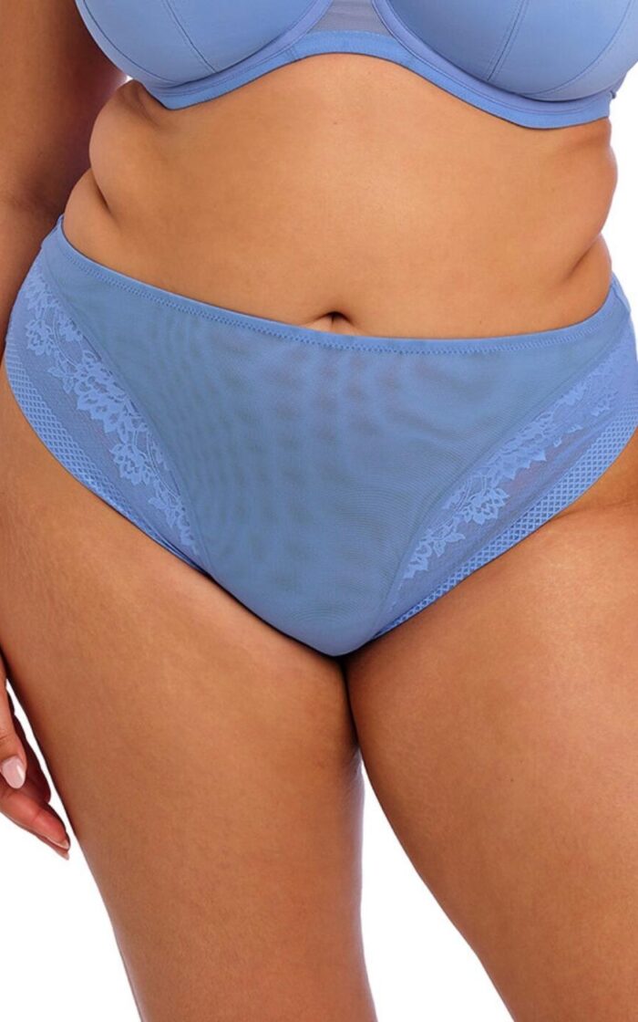 Elomi Nerina High Leg Brief - Cornflower - 2XL - 18