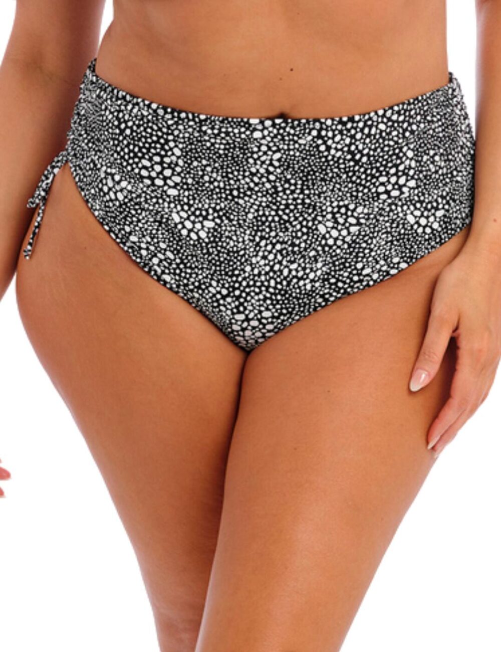 Elomi Pebble Cove Adjustable Bikini Brief - Black - XL - 16