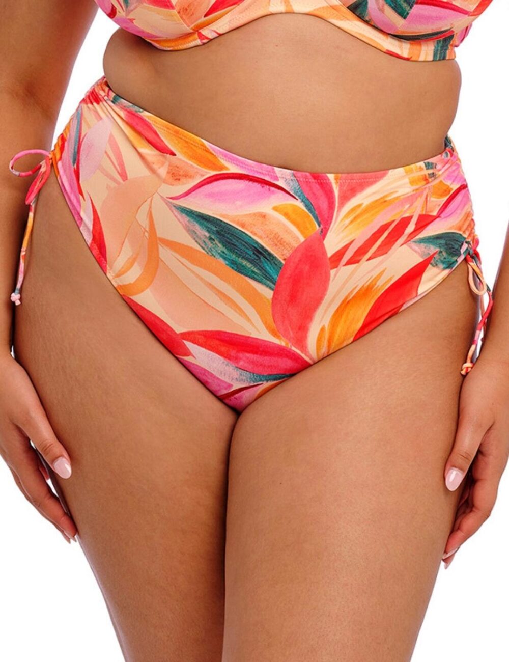Elomi Sancho Beach Adjustable Bikini Brief - Mango - M - 12