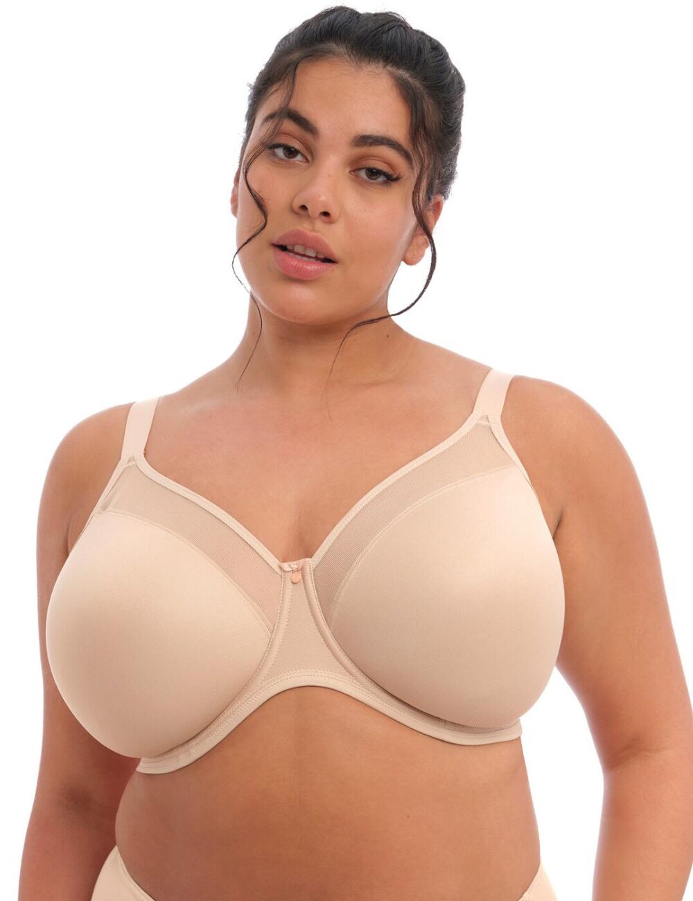 Elomi Smooth Moulded Bra - Black - 34GG