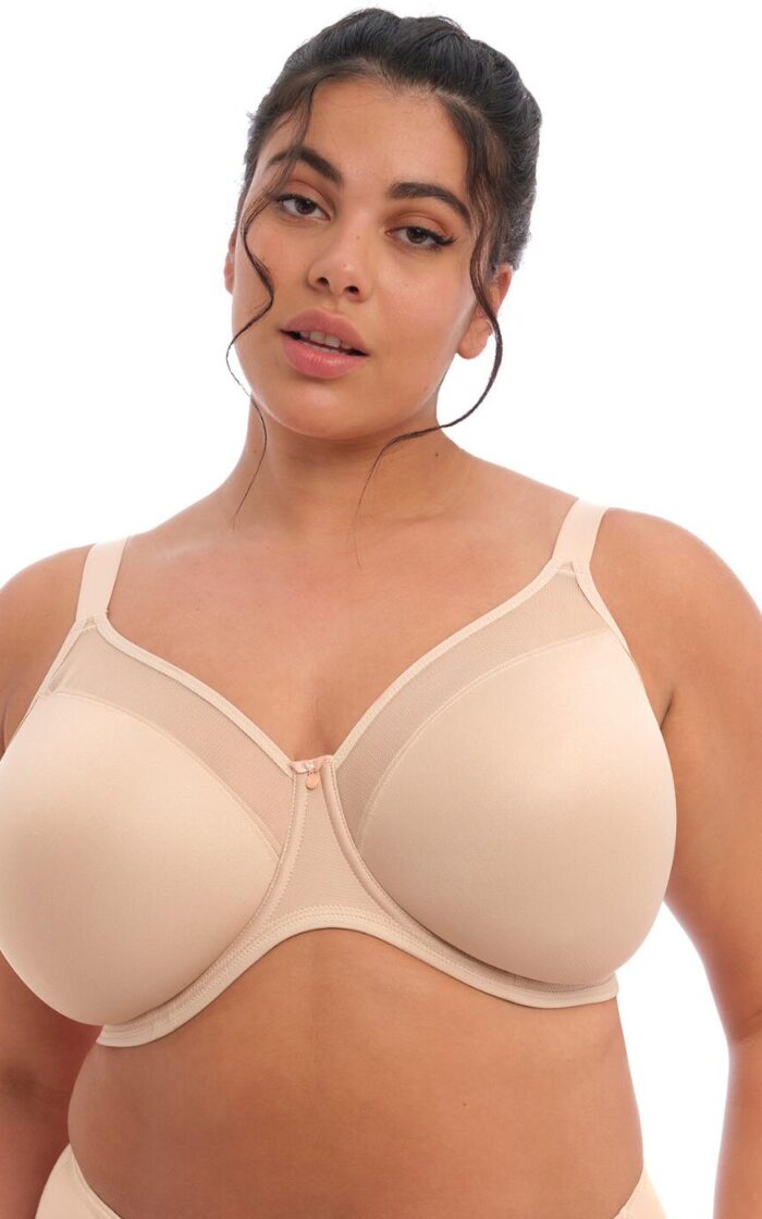 Elomi Smooth Moulded Bra - Black - 34GG