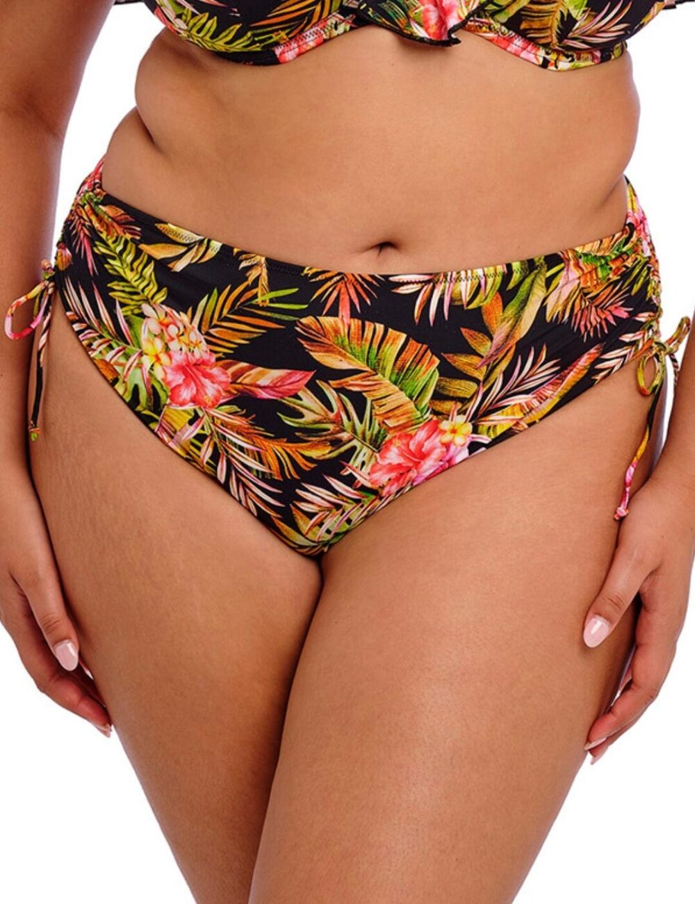 Elomi Tiger Valley Adjustable Bikini Brief - Black - M - 12