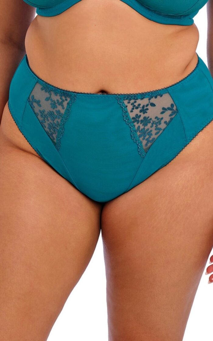 Elomi Zarla High Leg Brief - Ocean Depths - 2XL - 18
