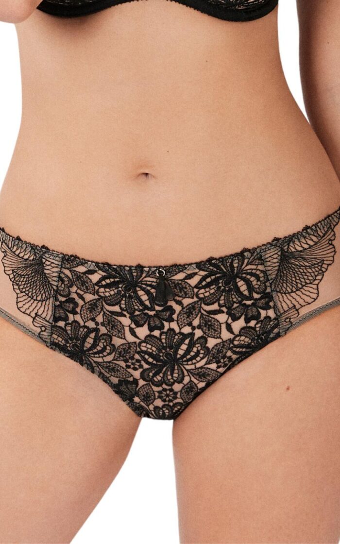 Empreinte Agathe Shorty Brief - Black - XS - 8