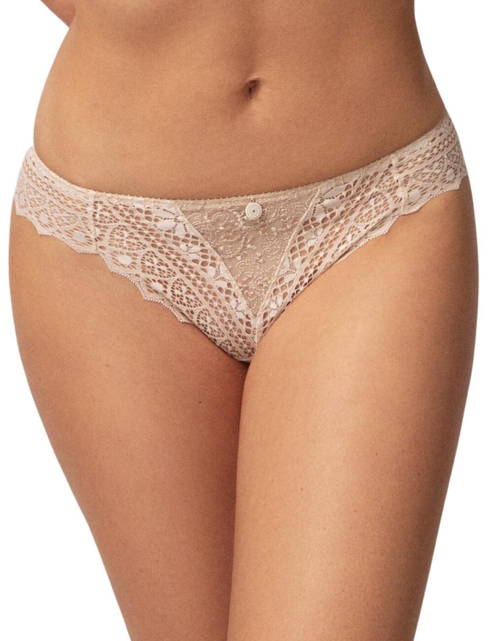 Empreinte Cassiopee Thong - Creamy Beige - XS - 8