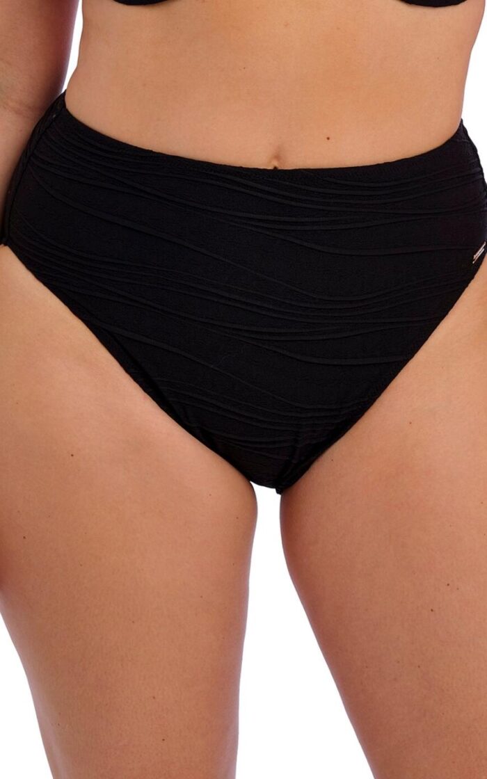 Fantasie Beach Waves High Waist Bikini Brief - Black - S - 10