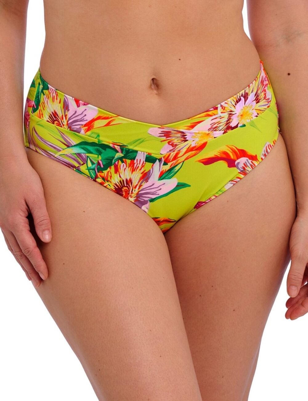 Fantasie Cala Macarella High Waist Bikini Brief - Zest - M - 12
