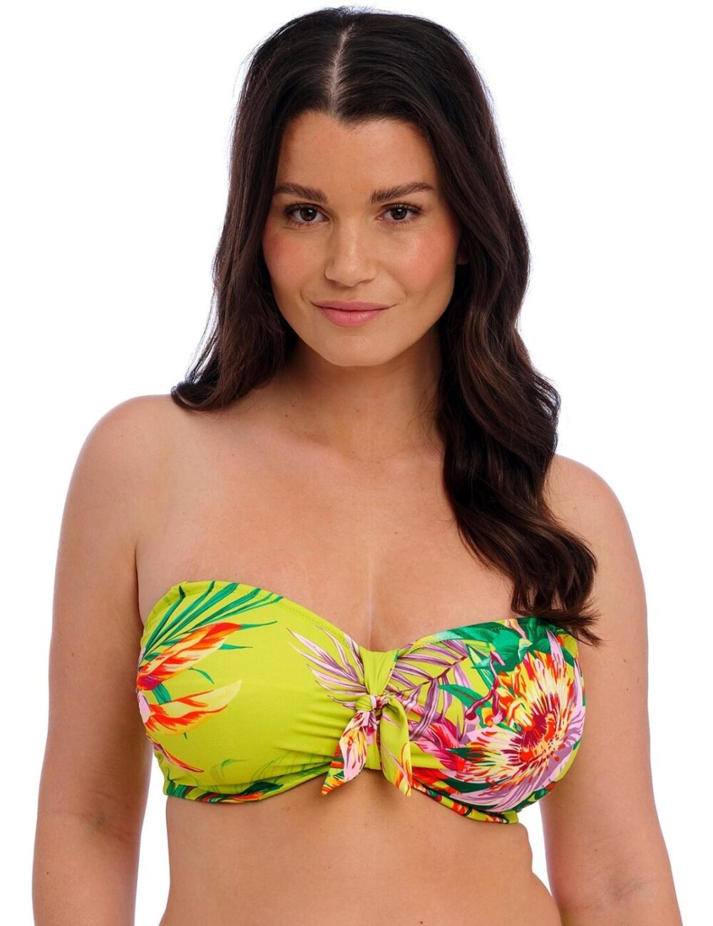 Fantasie Cala Macarella Underwired Bandeau Bikini Top - Zest - 36E