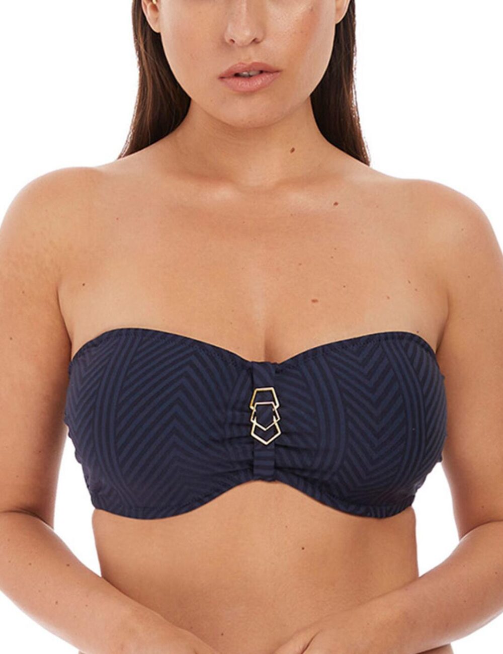 Fantasie Long Island Bandeau Bikini Top - Ink - 32DD