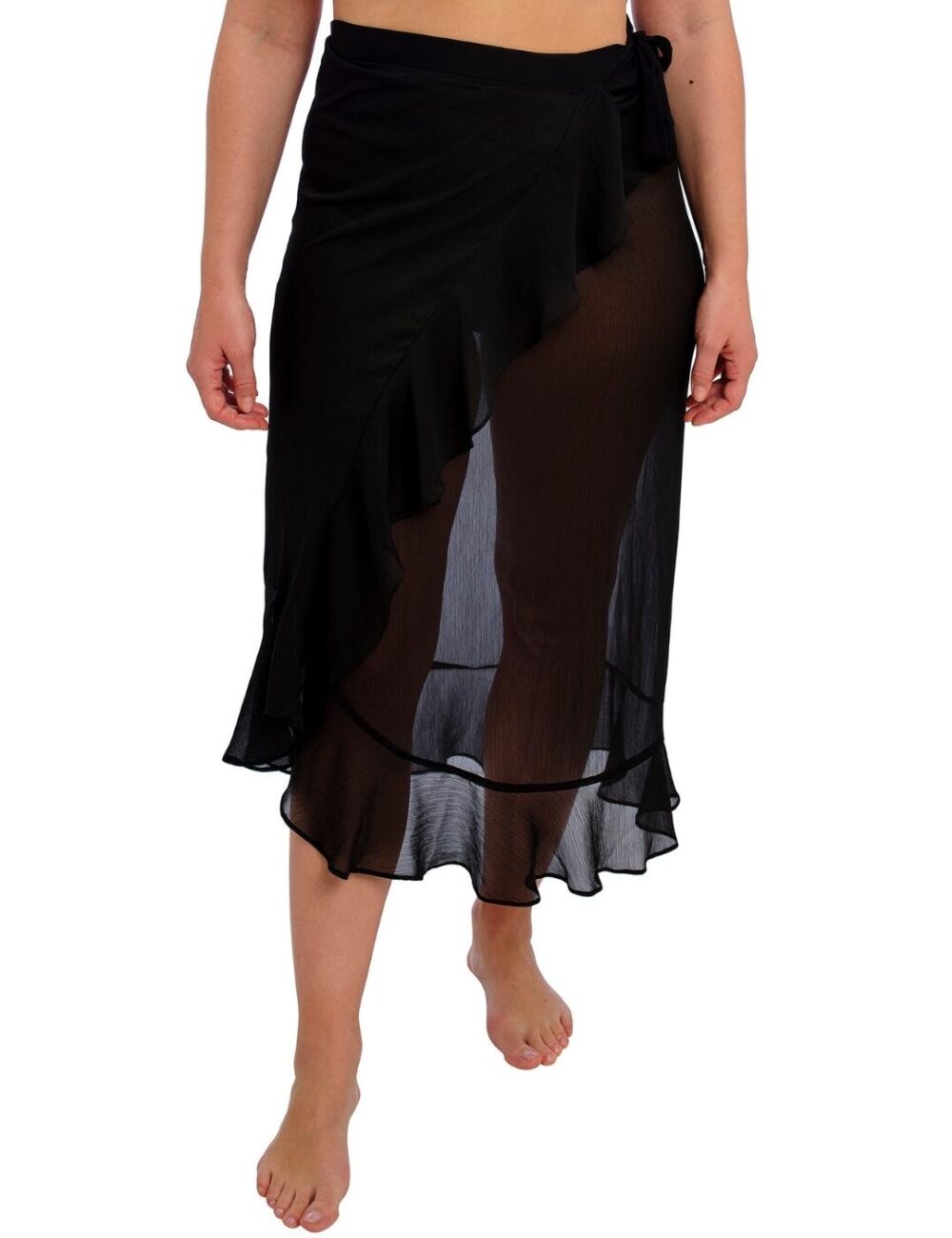 Fantasie Nauru Sarong - Black - S/M