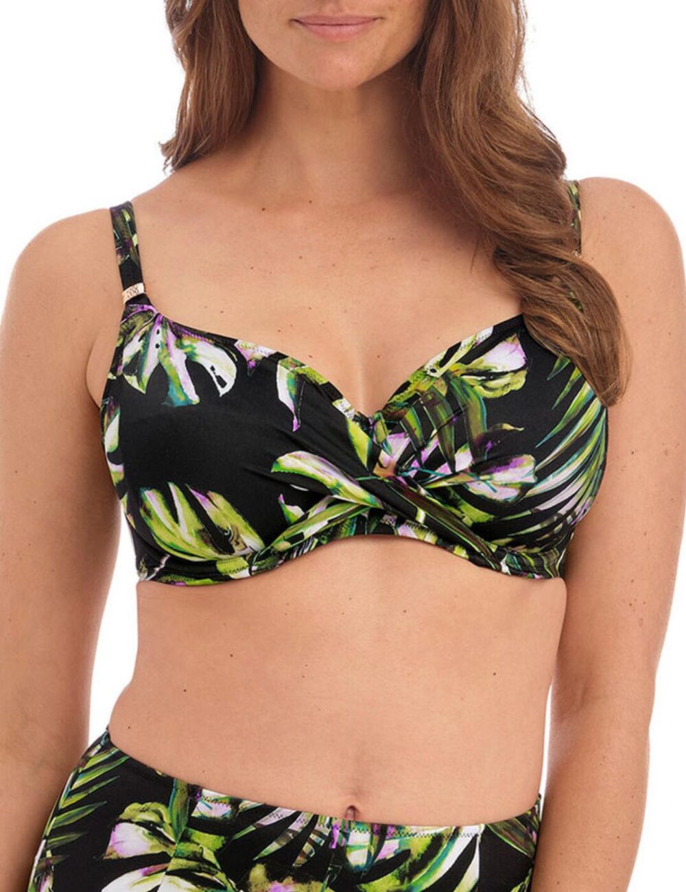 Fantasie Palm Valley Full Cup Bikini Top - Black - 32E