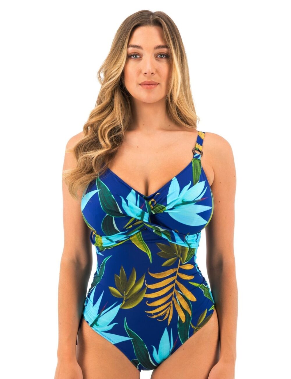 Fantasie Pichola Adjustable Twist Front Swimsuit - Tropical Blue - 34FF