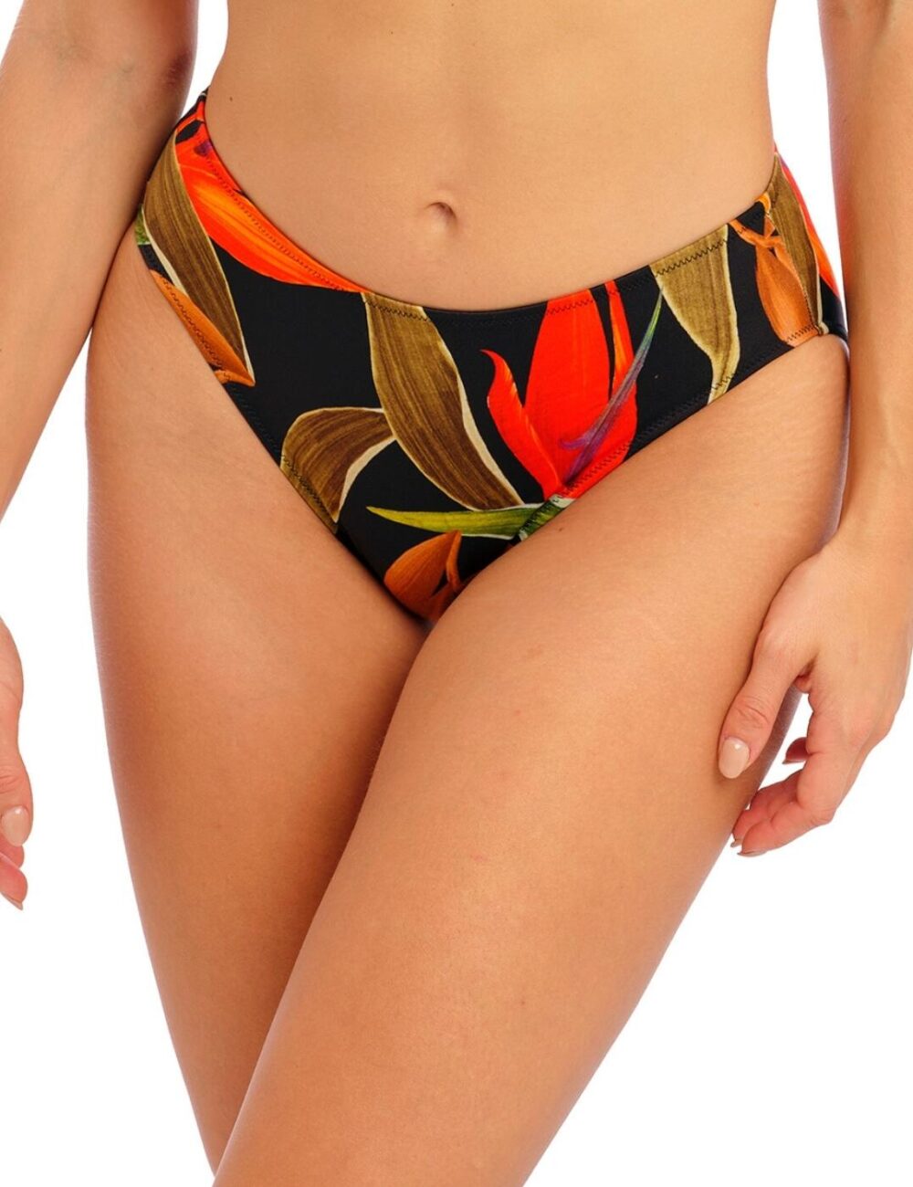 Fantasie Pichola Mid Rise Bikini Brief - Black - L - 14