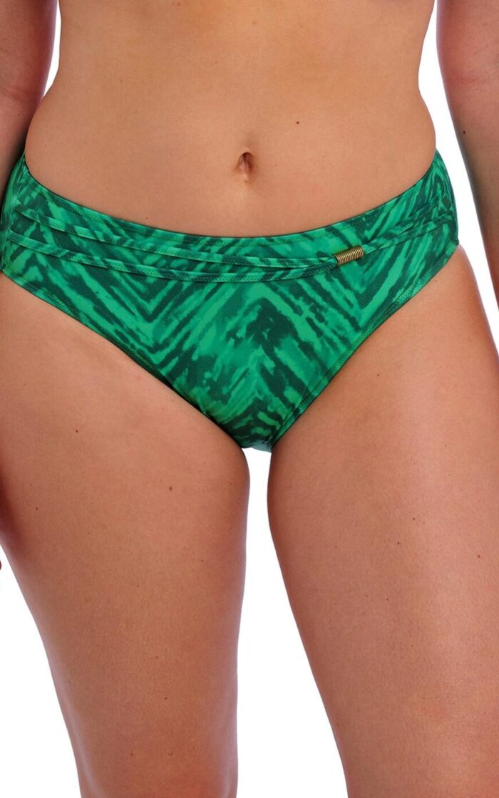Fantasie Punta Mita Mid Rise Bikini Brief - Emerald - 2XL - 18