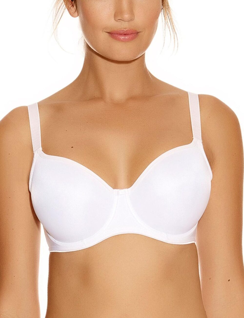 Fantasie Smoothing Balcony Bra - White - 30D