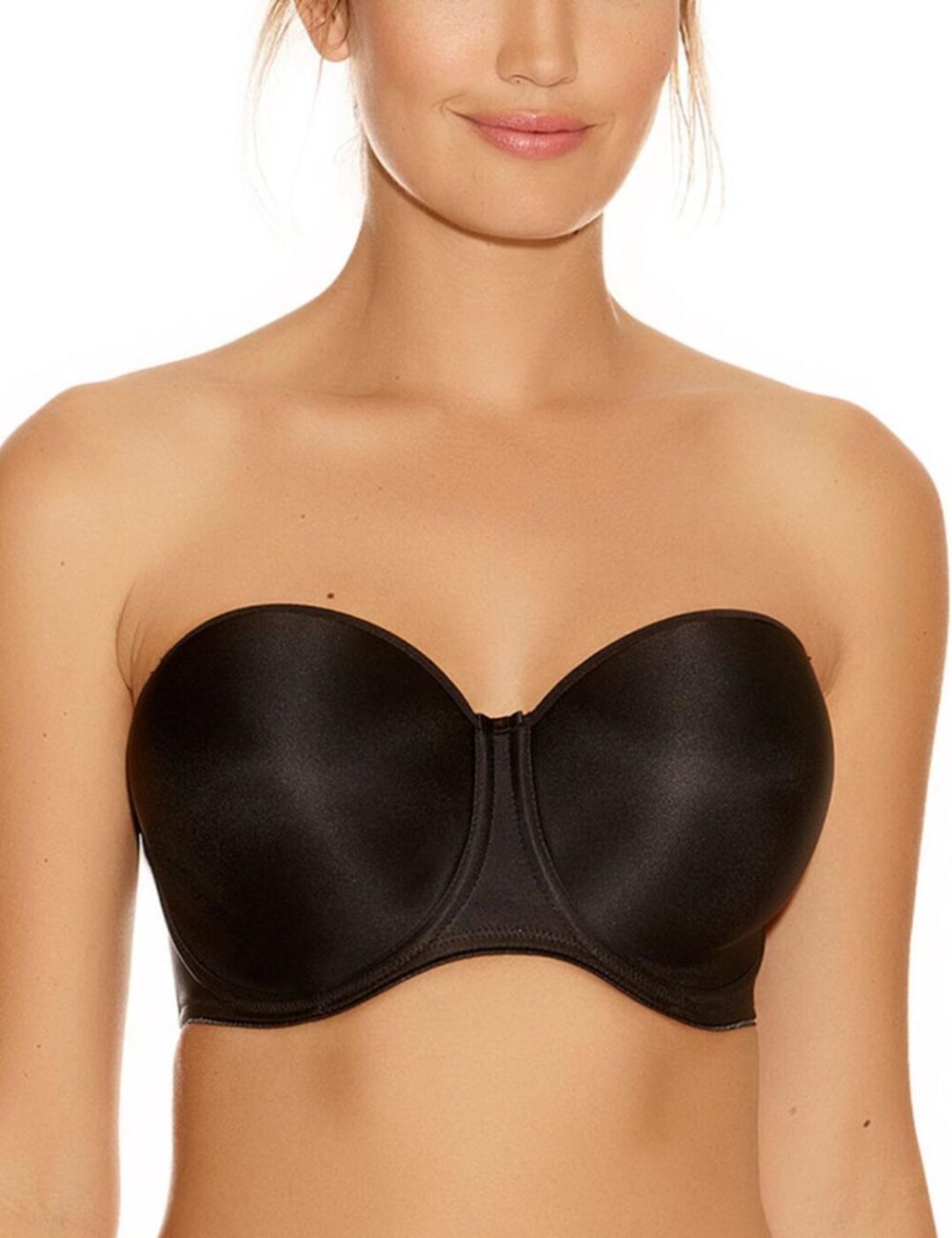Fantasie Smoothing Moulded Strapless Bra - Black - 36B