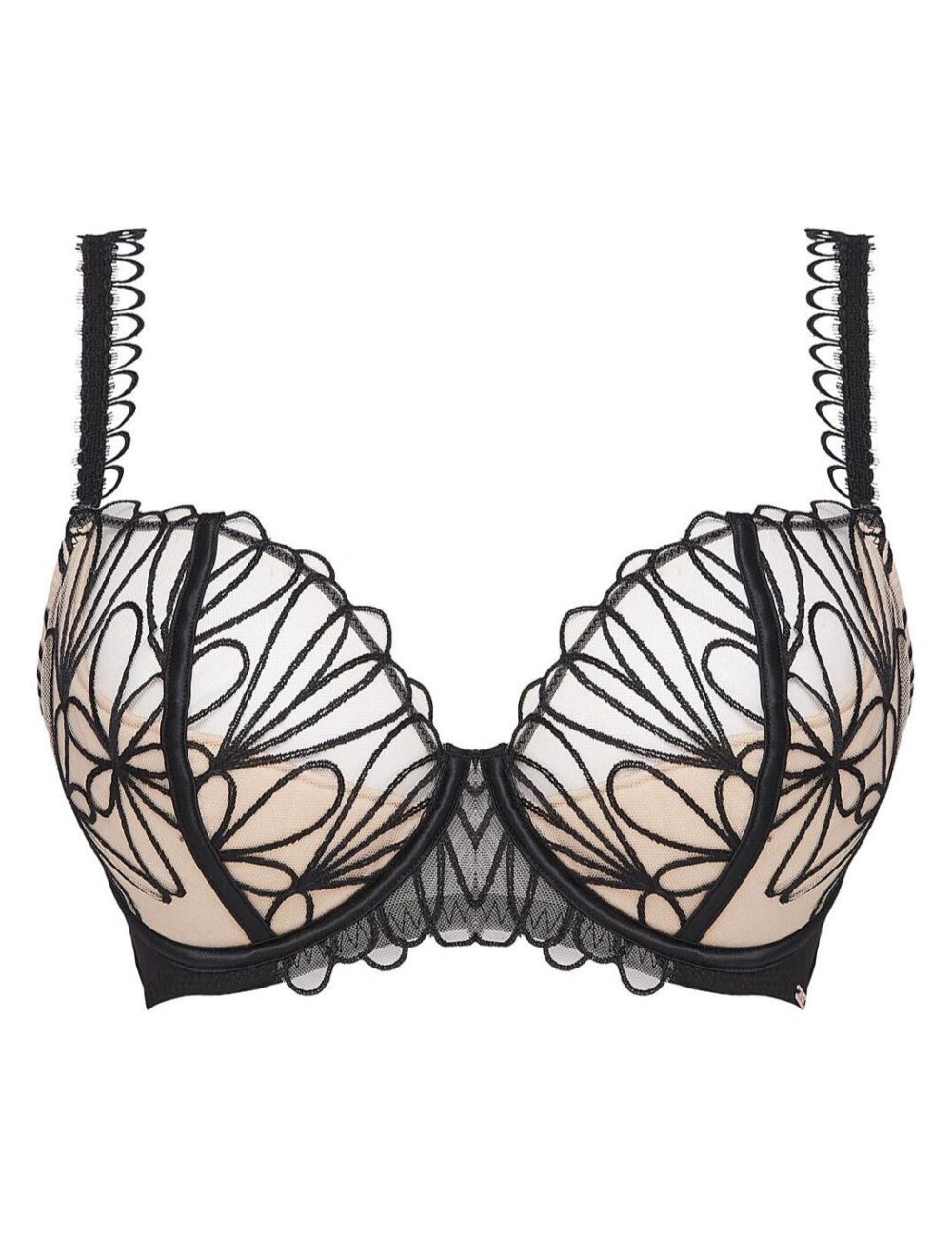 Figleaves Artistry Balcony Bra - Black - 36D