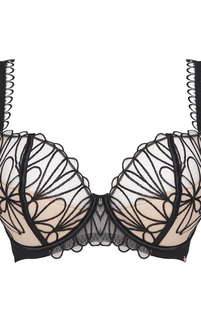 Figleaves Artistry Balcony Bra - Black - 36D