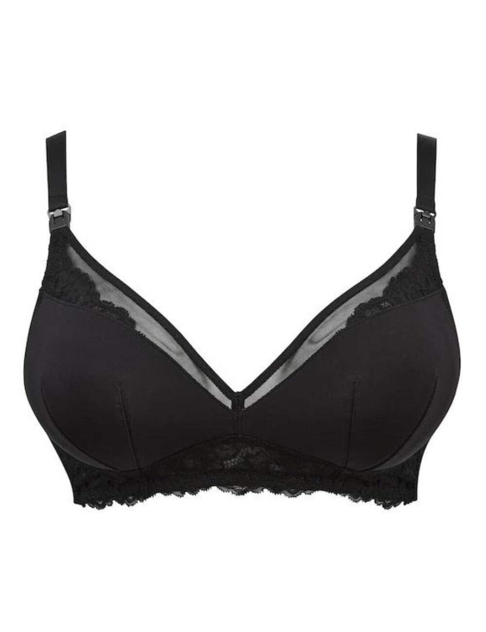 Figleaves Ella Nursing Bra - Black - 34G