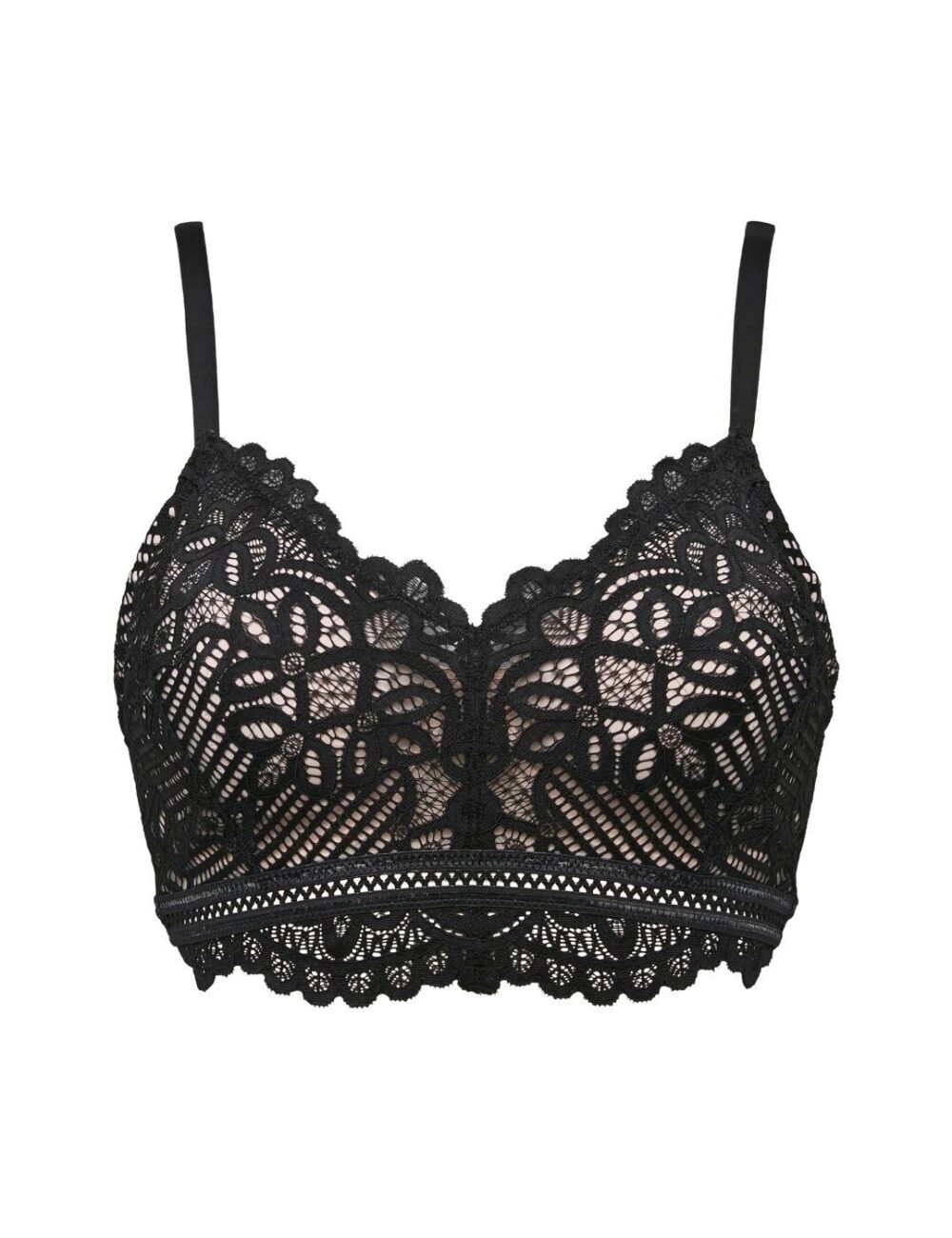 Figleaves Harper Underwired Bralette - Black - 36E