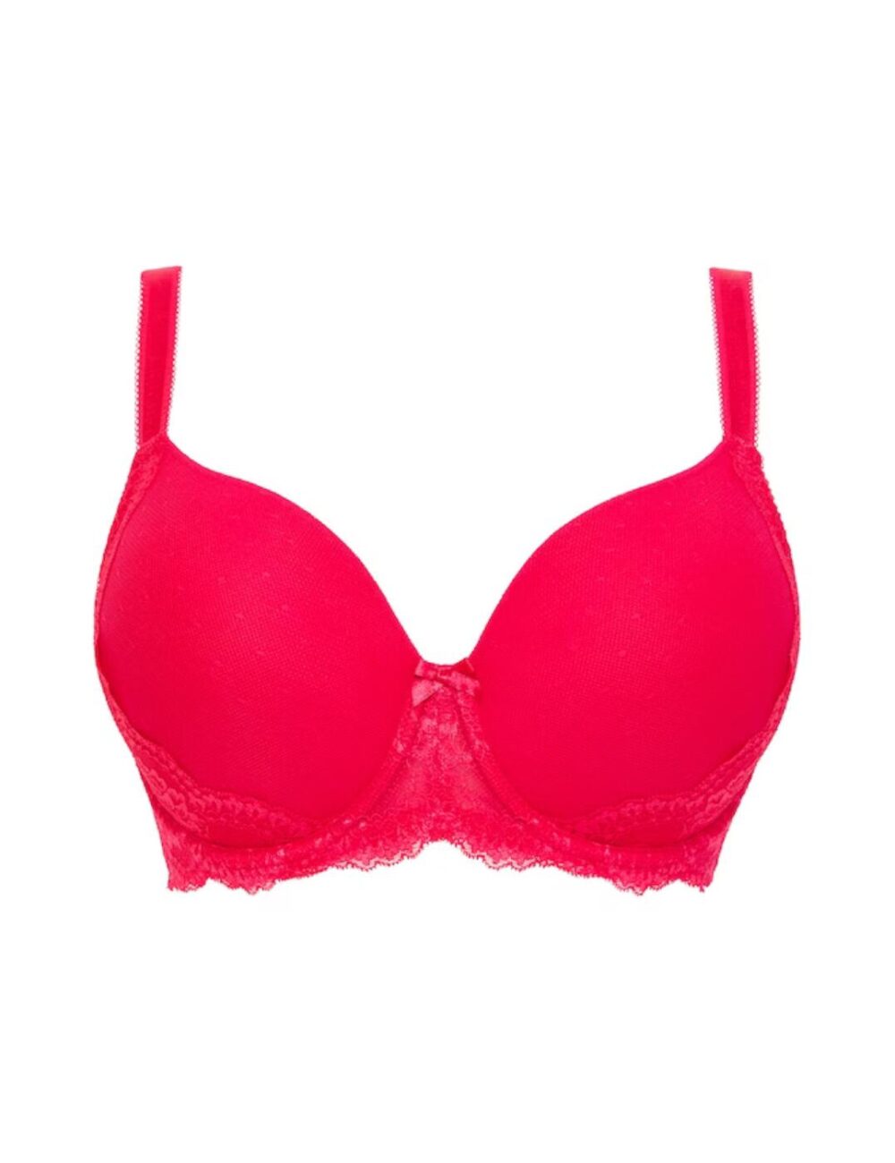 Figleaves Juliette T Shirt Bra - Red - 32E