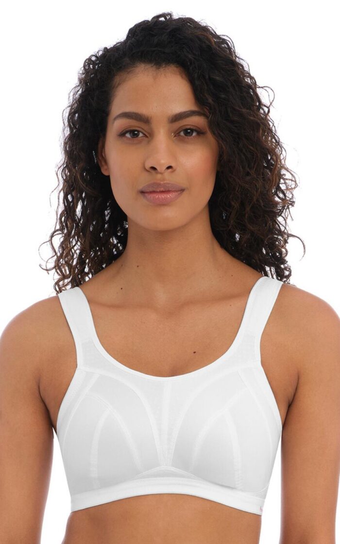 Freya Active Dynamic Non Wired Sports Bra - White - 28J
