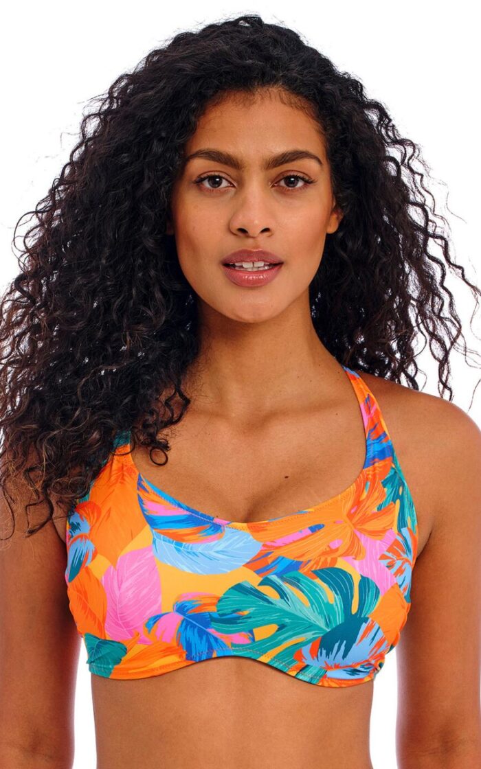 Freya Aloha Coast Bralette Bikini Top - Zest - 30DD