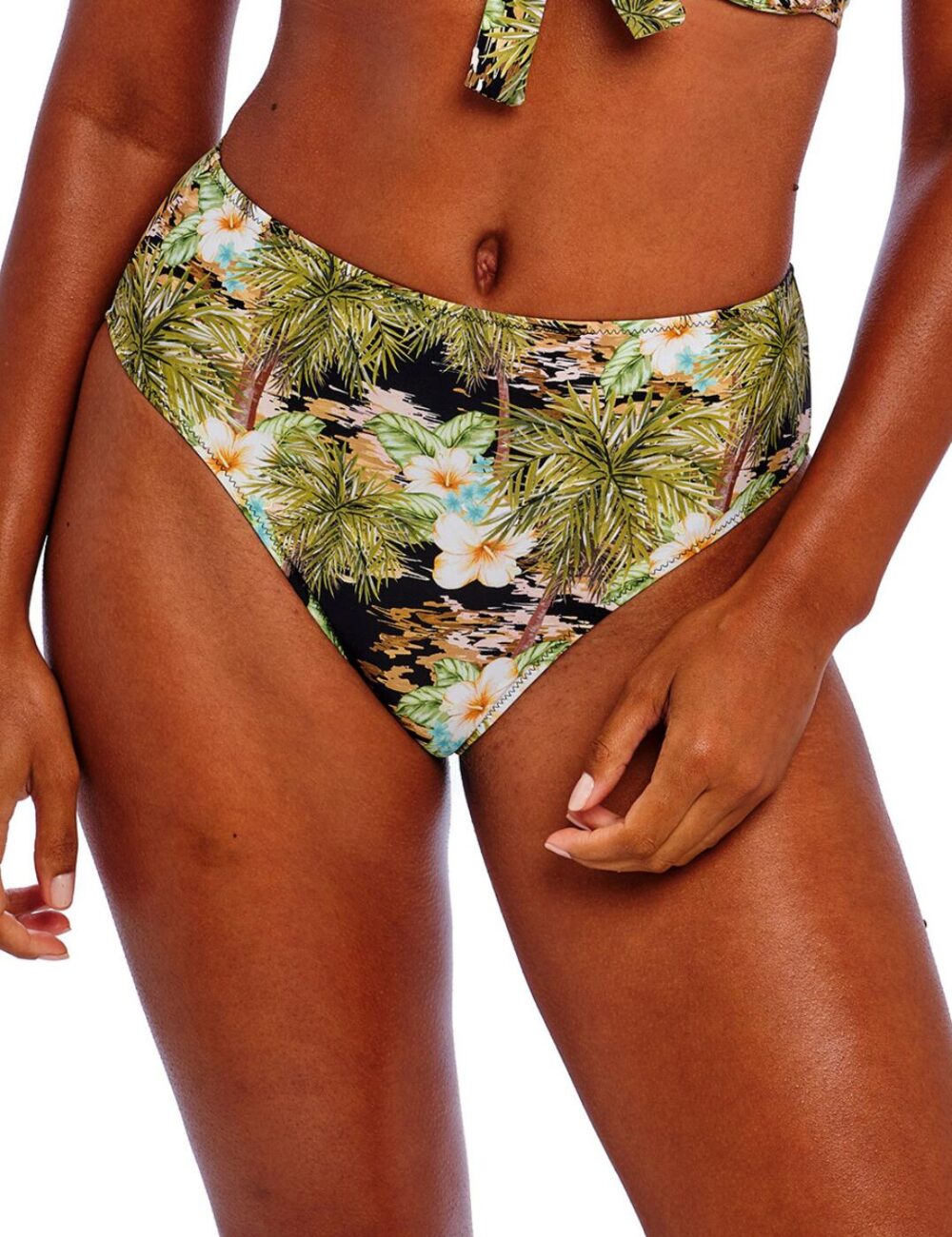 Freya Bahama Shores High Waist Bikini Brief - Black - L - 14