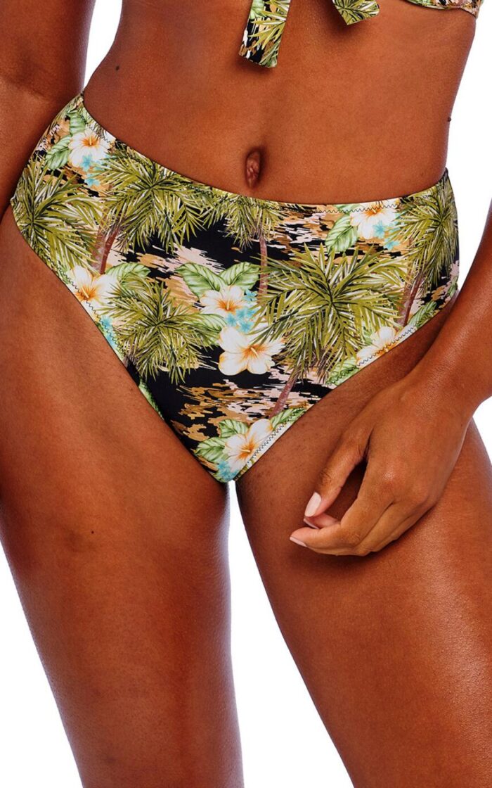 Freya Bahama Shores High Waist Bikini Brief - Black - L - 14