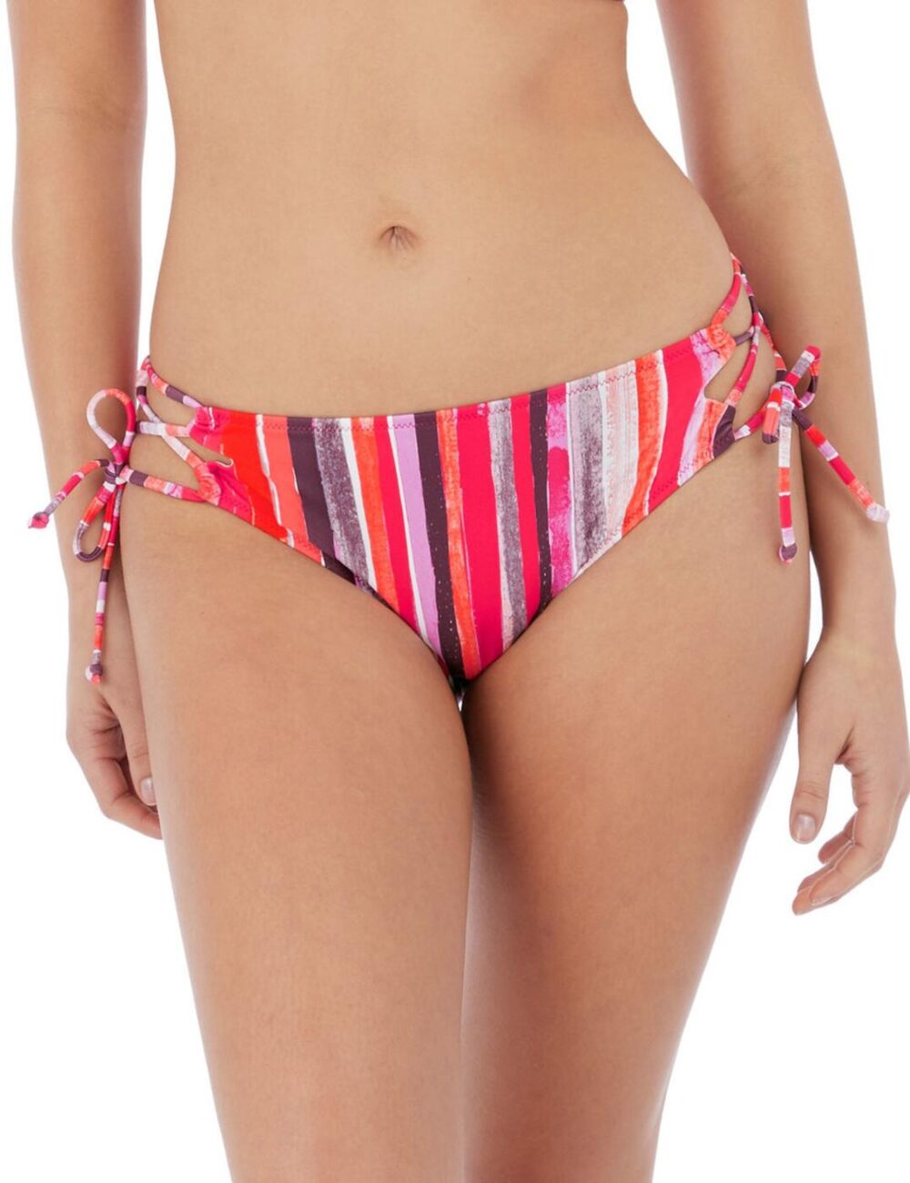 Freya Bali Bay Tie Side Bikini Brief - Summer Multi - XS - 8