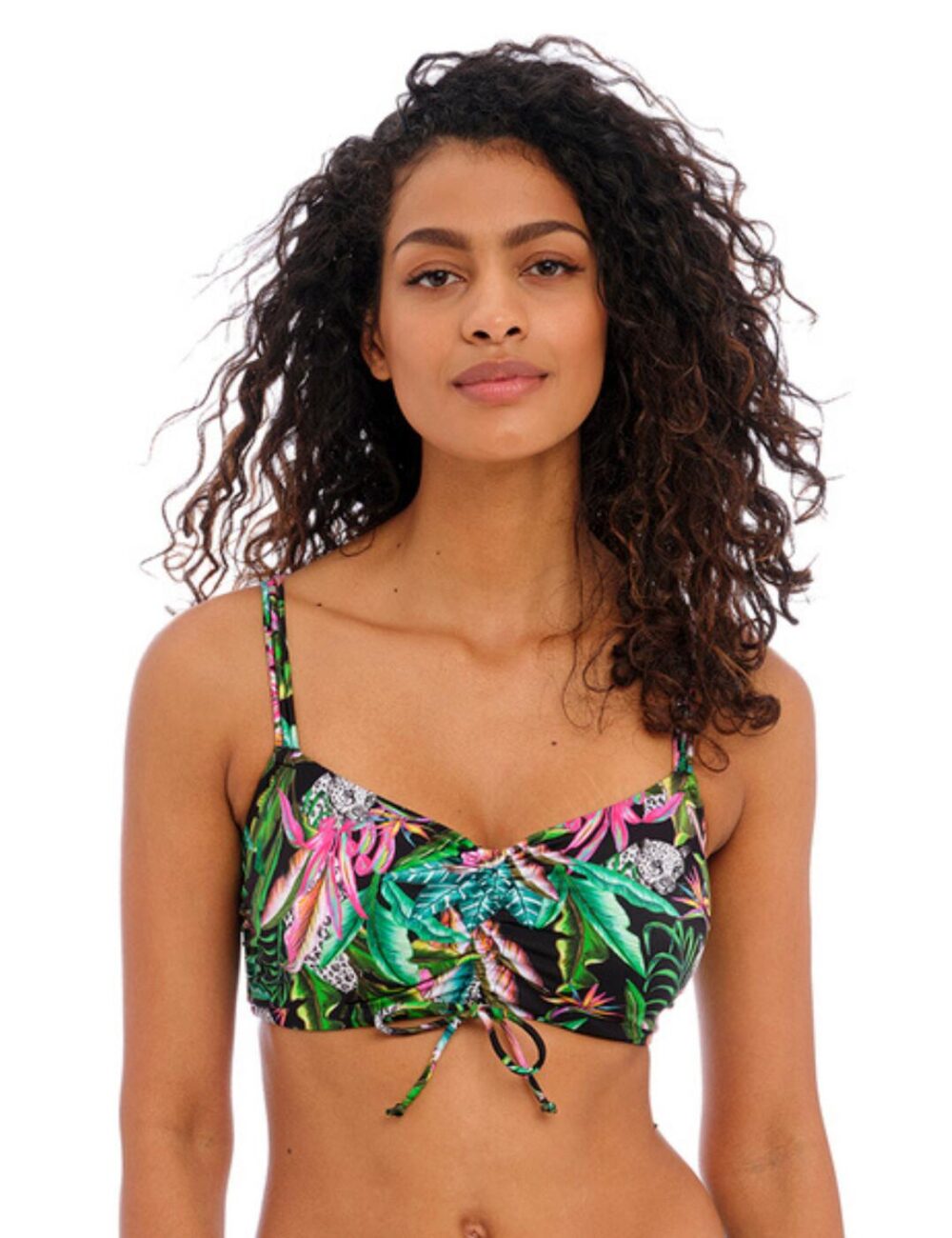 Freya Cala Selva Bralette Bikini Top - Jungle - 32DD