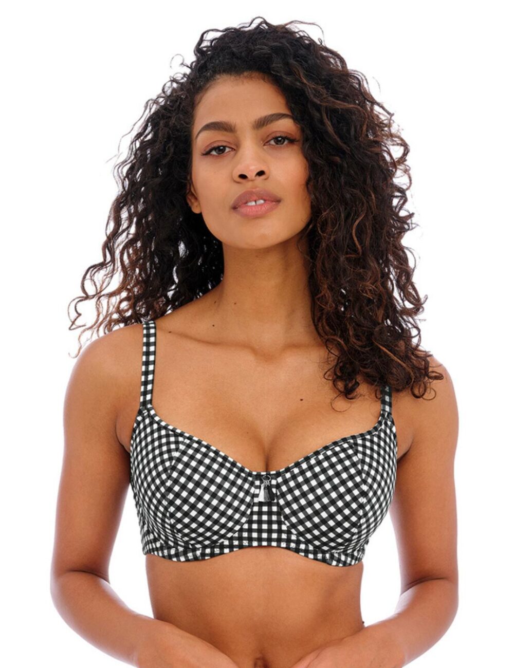 Freya Check In Sweetheart Bikini Top - Monochrome - 30E