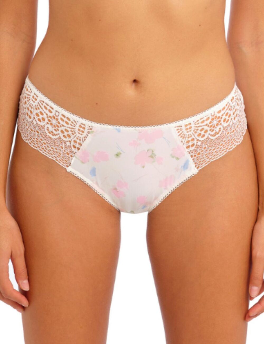 Freya Daydreaming Brief - Flora White - XS - 8