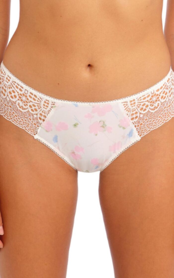 Freya Daydreaming Brief - Flora White - XS - 8