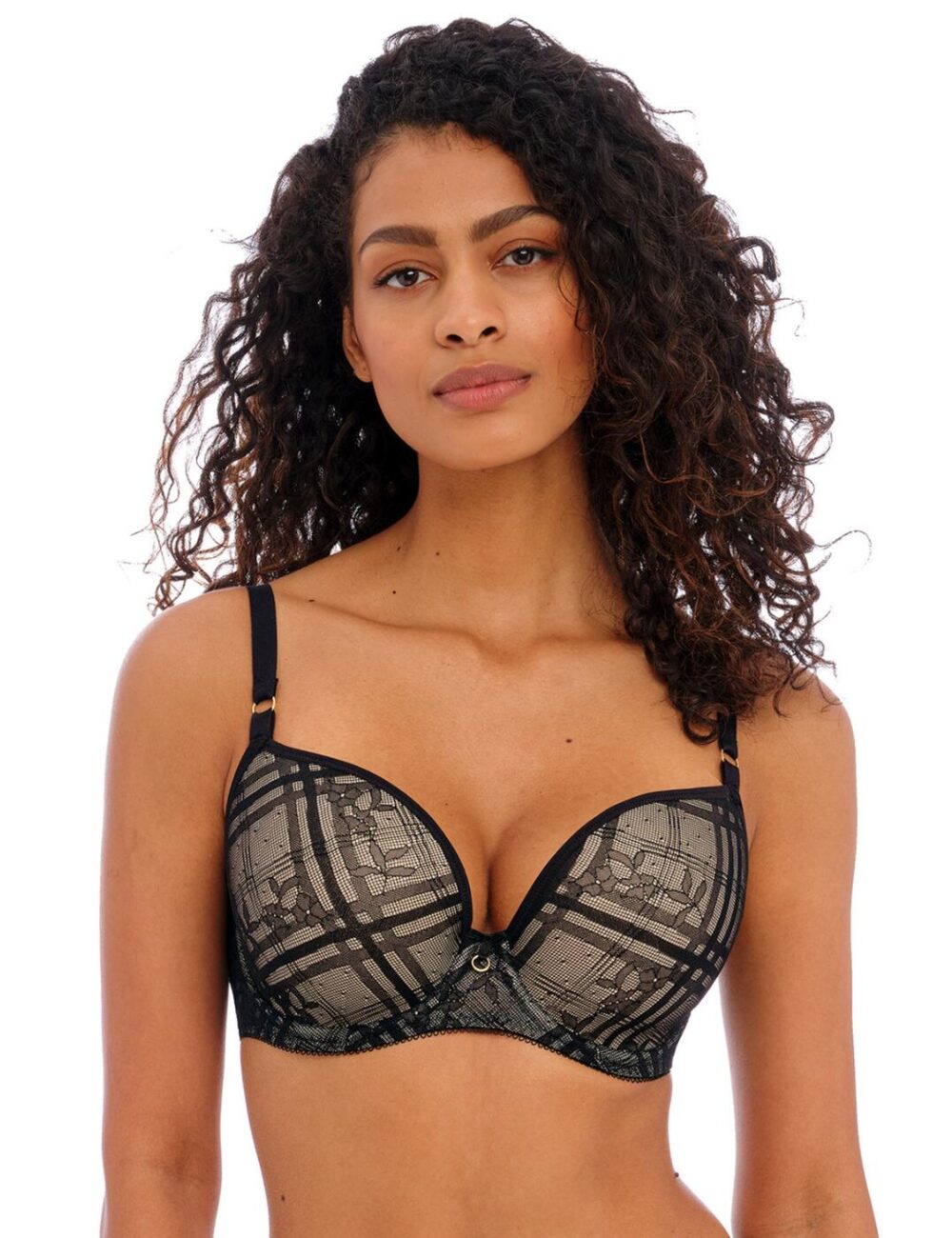 Freya Fatale Moulded T Shirt Bra - Noir - 32DD