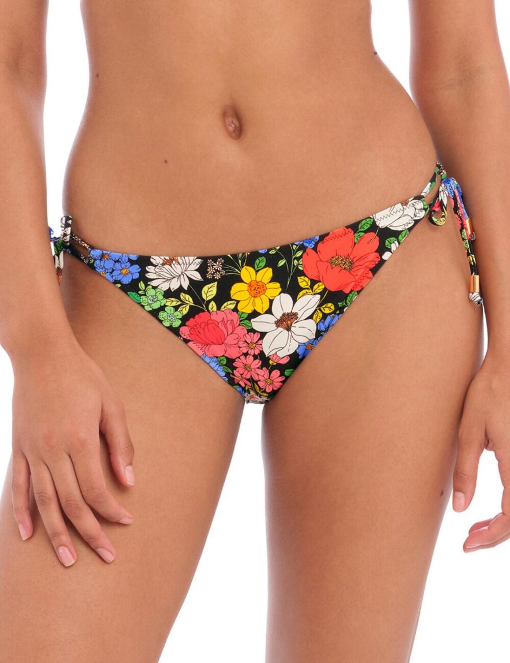 Freya Floral Haze Tie Side Bikini Brief - Multi - L - 14