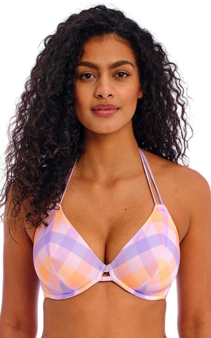 Freya Harbour Island Halter Bikini Top - Sorbet - 30DD