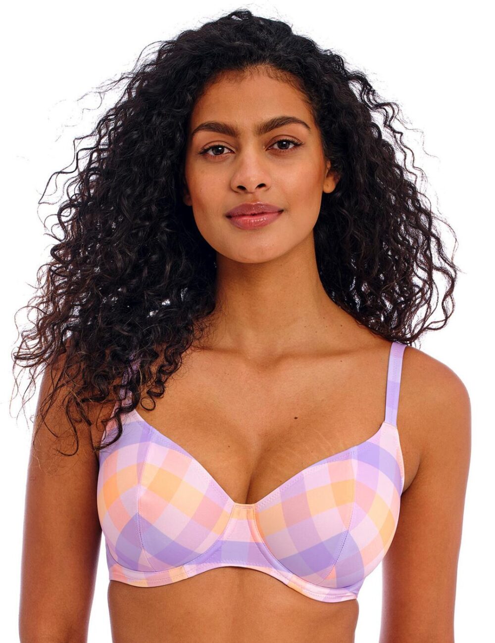 Freya Harbour Island Plunge Bikini Top - Sorbet - 32E