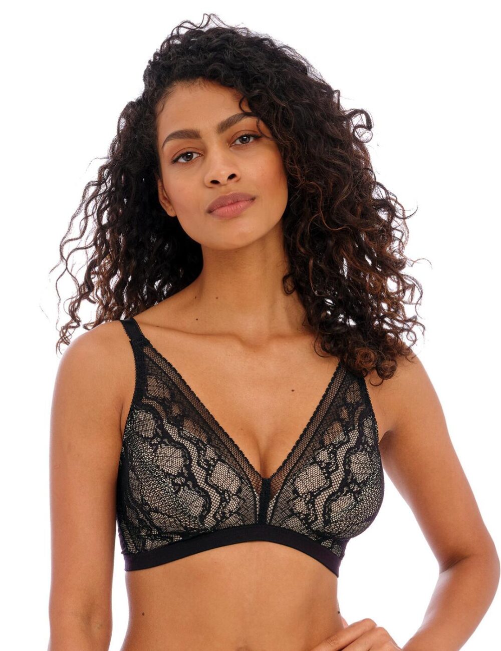 Freya Infinity Fields Triangle Bralette - Black - XS - 8