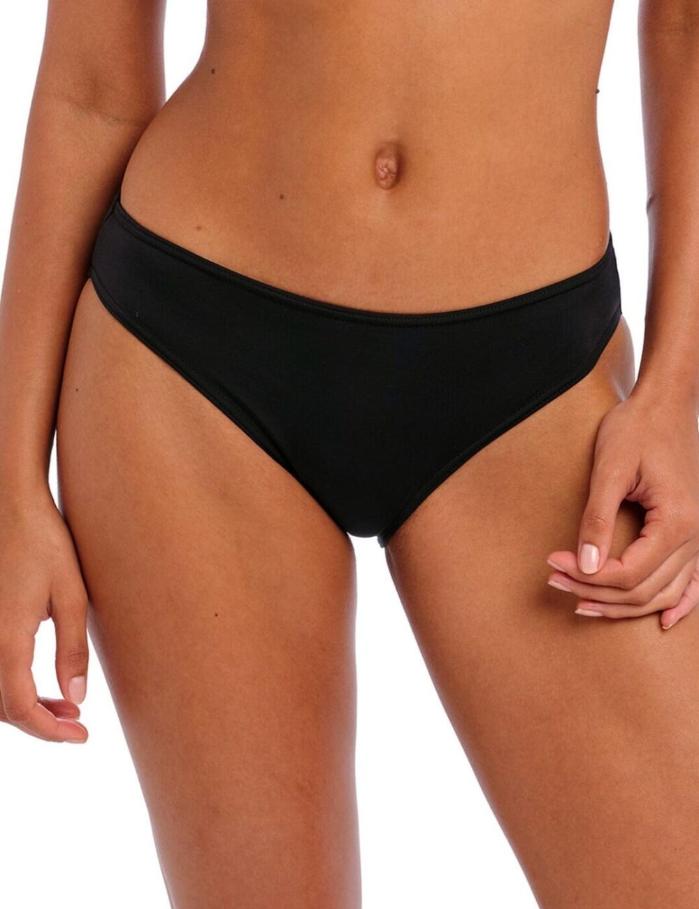 Freya Jewel Cove Bikini Brief - Plain Black - M - 12