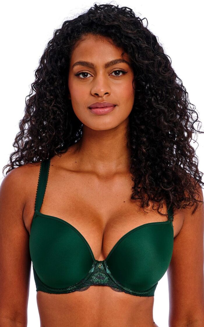 Freya Loveland Plunge T Shirt Bra - Deep Emerald - 38G