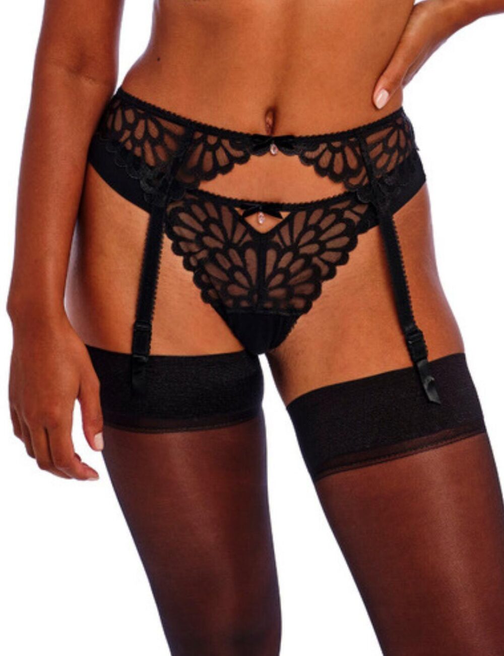 Freya Loveland Suspender - Bombshell Black - S - 10